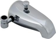 🚿 ez-flo 15087, chrome diverter spout with side iron, 5.25" length, 4 x 4 x 5-1/4 inches logo