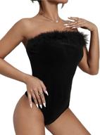 shein sleeveless strapless bodysuit jumpsuit women's clothing for jumpsuits, rompers & overalls logo