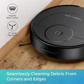 img 1 attached to 🧹 Tesvor A1 Robot Vacuum Cleaner – 2-in-1 Robotic Vacuum and Mop with Powerful Suction, Alexa Compatibility, Auto-Charging, Ultra Slim Design, Whisper-Quiet Operation – Perfect for Pet Hair, Hard Floors, and Low-Pile Carpets