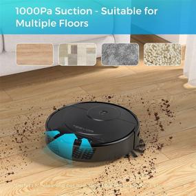 img 2 attached to 🧹 Tesvor A1 Robot Vacuum Cleaner – 2-in-1 Robotic Vacuum and Mop with Powerful Suction, Alexa Compatibility, Auto-Charging, Ultra Slim Design, Whisper-Quiet Operation – Perfect for Pet Hair, Hard Floors, and Low-Pile Carpets