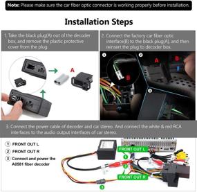 img 1 attached to 🔊 Eonon A0581 Оптический волоконный декодер для BMW E90/E91/E92/E93 (GA9365/GA9465/GA9465B/GA9465D) - "Оптический волоконный декодер Eonon A0581 для BMW E90/E91/E92/E93 (GA9365/GA9465/GA9465B/GA9465D)