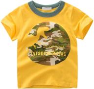 🦖 dinosaurs pullover crewneck t shirt: the perfect toddler boys' clothing for style and comfort logo