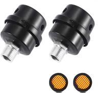 🔇 2-pack metal air compressor intake filter silencer muffler, 1/2"pt 20mm noise reducer логотип