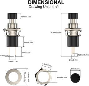 img 1 attached to Enhance Your DIY Projects with the DIYhz Normal Momentary Switch Button