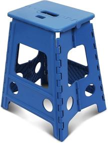 img 4 attached to 🪜 SZHTFX Folding Step Stool - Compact, Durable and Safe for Adults and Kids - Stepladder with Easy Storage - Ideal for Kitchens, Bathrooms, Camping