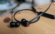 img 1 attached to Wireless Earbuds with Apple W1 Headphone Chip, Class 1 Bluetooth, and Magnetic Design - Beats Flex in Black, with 12 Hours Playback and Built-in Microphone review by Josh Moore