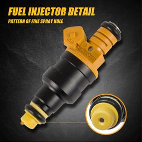 img 1 attached to High-Performance Fuel Injector for Ford F150 F250 F350 E150 E250 E350 Mustang Expedition Excursion Crown Victoria Bronco Econoline Lincoln 4.6 5.0 5.4 5.8 V8 Engine - Replaces 0280150939 0280150943