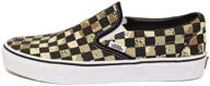 vans unisex classic checkerboard desert logo