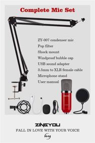 img 3 attached to ZINGYOU Condenser Microphone Bundle Accessories & Supplies in Microphones