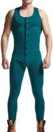 sleeveless breathable onesies jumpsuit: comfortable men’s sleepwear & lounge attire logo