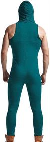 img 2 attached to Sleeveless Breathable Onesies Jumpsuit: Comfortable Men’s Sleepwear & Lounge Attire