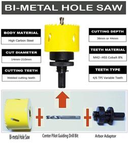 img 2 attached to Superior Efficiency with Max Craft Bi Metal Center Cutting Plastic