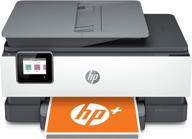 efficient all-in-one basalt printer: hp officejet pro 8035e with wireless connectivity, hp+ and 12-month instant ink logo