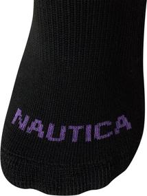 img 1 attached to 🧦 Nautica Women's Socks - 12 Pack of Low Cut Cuff Liners: High Quality Footwear for Women