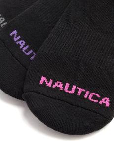 img 2 attached to 🧦 Nautica Women's Socks - 12 Pack of Low Cut Cuff Liners: High Quality Footwear for Women