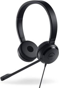 img 4 attached to 🎧 Dell 74J6M Pro Stereo UC350 USB Headset - Premium Audio Experience, Sleek Black Design