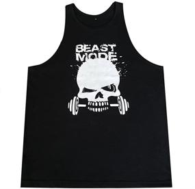 img 1 attached to GZXISI Stringer: High-Performance Men's Bodybuilding Workout Clothing