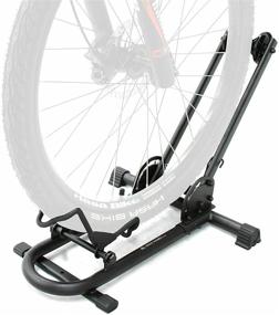 img 4 attached to 🚲 Bikehand Bicycle Floor Parking Rack Stand: Perfect Indoor/Outdoor Storage Solution for Mountain and Road Bikes