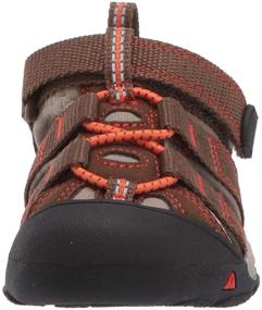 img 3 attached to 👟 Vibrant and Sturdy: KEEN Newport Water Orange Toddler Girls' Shoes