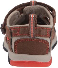 img 2 attached to 👟 Vibrant and Sturdy: KEEN Newport Water Orange Toddler Girls' Shoes