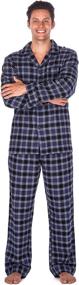 img 1 attached to High-Quality Flannel Pajama Sleepwear for Men