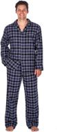 high-quality flannel pajama sleepwear for men logo