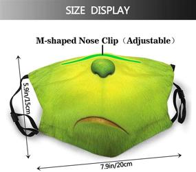 img 3 attached to Optimized Cover for Cold Weather: Grinch Christmas Filter for Women and Boys' Accessories