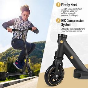 img 3 attached to 🛴 Beleev Stunt Scooter: Ultimate Pro Tricks Scooter for Kids, Teens, and Adults