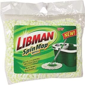img 4 attached to 🧹 Libman 1164 Spin Mop and Bucket Refill: Pack of 2 - Ultimate Cleaning Convenience
