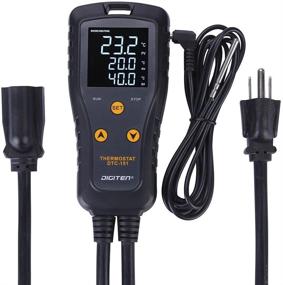 img 4 attached to 🌡️ DIGITEN DTC151 Temperature Controller: Ultimate Plug-in Thermostat for Greenhouse, Reptiles, Homebrewing, and Aquariums - 110V 15A for Efficient Heating and Cooling