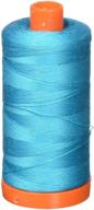 🧵 aurifil mako cotton thread - solid 50wt, 1422yds - turquoise logo