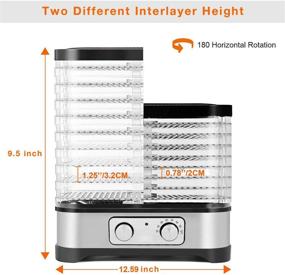 img 2 attached to Dehydrator Machine Vegetable Temperature One Button