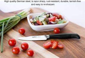 img 1 attached to 🔪 ZYLISS Control Paring Knife Set: Premium German Steel Knives for Professional Kitchen Cutlery - 2-Piece Set