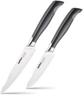 🔪 zyliss control paring knife set: premium german steel knives for professional kitchen cutlery - 2-piece set logo