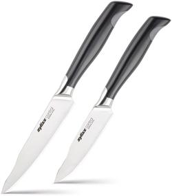 img 4 attached to 🔪 ZYLISS Control Paring Knife Set: Premium German Steel Knives for Professional Kitchen Cutlery - 2-Piece Set