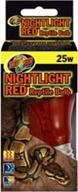 🦎 zoo med 25 watt red reptile bulb with nightlight feature logo