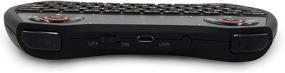 img 2 attached to 🔍 GenBasic Advanced Wireless Backlit Keyboard with Touchpad - Ideal for Android TV, Media Center, and Raspberry Pi