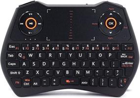 img 4 attached to 🔍 GenBasic Advanced Wireless Backlit Keyboard with Touchpad - Ideal for Android TV, Media Center, and Raspberry Pi