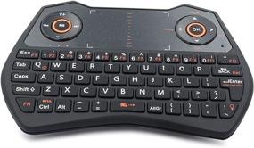 img 1 attached to 🔍 GenBasic Advanced Wireless Backlit Keyboard with Touchpad - Ideal for Android TV, Media Center, and Raspberry Pi