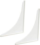 🚿 ez-flo 15261, white bathroom shower splash guard, 2 pack, enhancing seo-friendly product name, 4.1 x 8.4 x 9.9 логотип