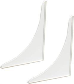 img 3 attached to 🚿 EZ-FLO 15261, White Bathroom Shower Splash Guard, 2 Pack, Enhancing SEO-friendly Product Name, 4.1 x 8.4 x 9.9