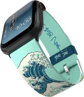 🌊 ремешок для умных часов hokusai great wave - совместим с apple watch (38 мм - 44 мм) - вдохновлен произведениями знаменитого художника логотип