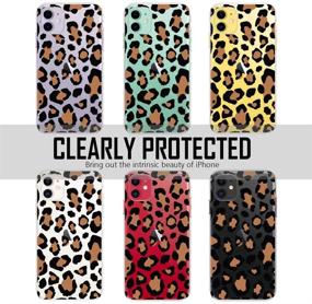 img 3 attached to MURMAZ iPhone 11 Case - Cute Leopard Print Pattern: Clear Design Transparent Soft TPU Bumper Slim Shockproof Cover Case for Women Girls (Cheetah 11)