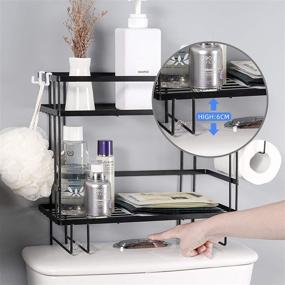 img 3 attached to Storage Bathroom Organizer Hanging Adhesive