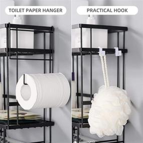 img 1 attached to Storage Bathroom Organizer Hanging Adhesive