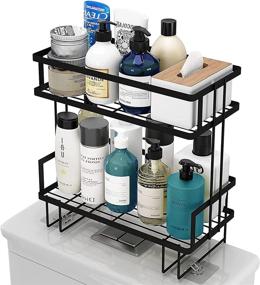 img 4 attached to Storage Bathroom Organizer Hanging Adhesive