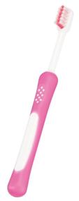 img 3 attached to 🐦 Japanese Pigeon Baby Training Toothbrush Step 4 - Pink (16 Months+ and Above)