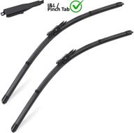 🚗 volvo v50 v70 xc70 xc90 s80 s60 replacement wiper blades - original equipment set of 2 (24"/22") logo