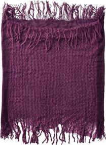 img 2 attached to Fiorentina Women's Mixed Infinity Fringe: Trendy Accessories for Fashion-Forward Women