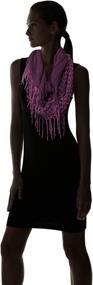 img 1 attached to Fiorentina Women's Mixed Infinity Fringe: Trendy Accessories for Fashion-Forward Women